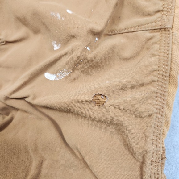 Carhartt Double Knee Pants 34x30 (Actual 32x28) Brown Relaxed Upland Field - Picture 13 of 16